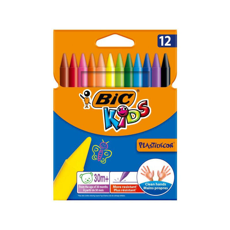 Plastidecor Ceras Kids Estuche De 12 C/Surtidos