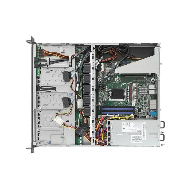 Platforma Asrock Rack (1u) Intel E-24xx/6300 (4xlff, 2x1gbe, 2x10gbe, Ipmi, 1+1 450w)
