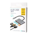 Platinet Hub Usb-C 3.2 3en1 Hdmi 4k  Usb-A 3.2 Usb-C Pd 100w