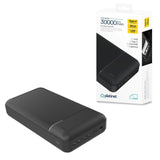 Platinet Power Bank 30000mah Polymero Carga Rapida Negro Pmpb30w707