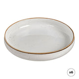 Plato Hondo De Porcelana, Akiko, Ø20 Cm, 6 Uds