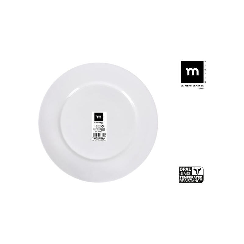 Plato Llano 26.5cm Opal Temara Md