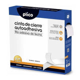 Plico Cinta De Cierre Autoadhesiva 25mx20mm Blanca