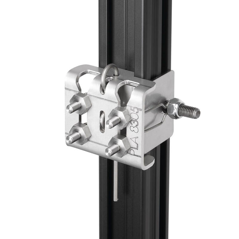 Pls 8001 Led Vertical Profile Mounting Strip Black