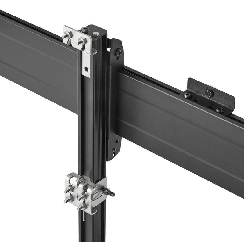 Pls 8001 Led Vertical Profile Mounting Strip Black