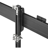 Pls 8001 Led Vertical Profile Mounting Strip Black