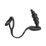 Plug Anal Con Anillo Para El Pene Con Vibración