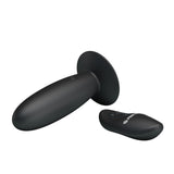 Plug Anal Con Control Remoto Color Negro