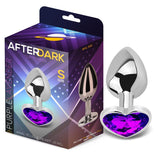 Plug Anal Con Joya De Corazón Purple Lavender Talla S
