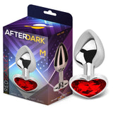 Plug Anal Con Joya De Corazón Red Scarlet Talla M
