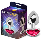 Plug Anal Con Joya De Corazón Rose Coral Talla M