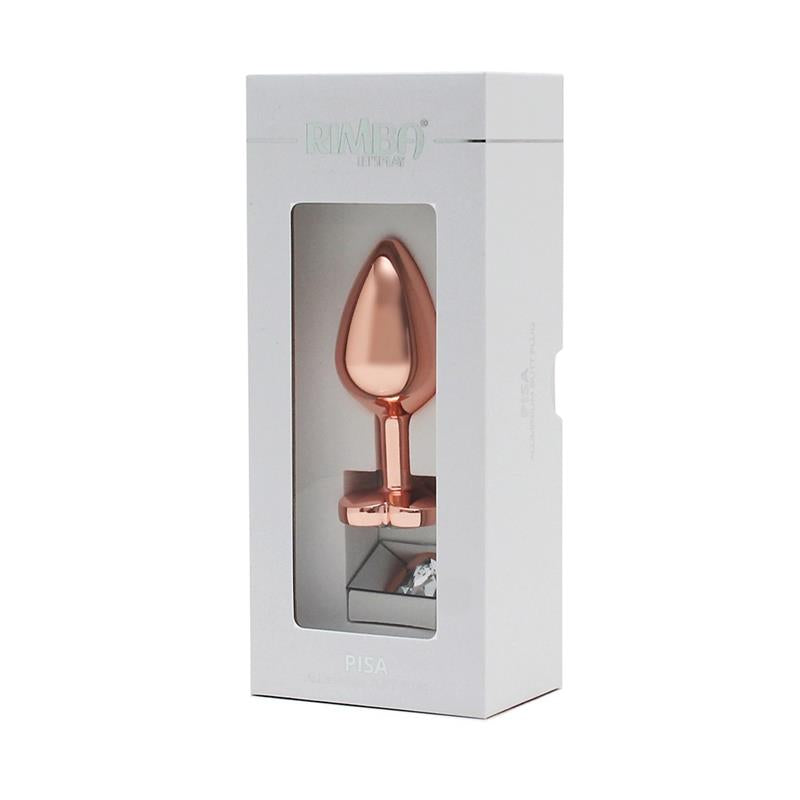 Plug Anal Con Joya En Forma De Corazón Pisa Rose Gold