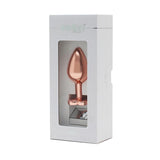 Plug Anal Con Joya En Forma De Corazón Pisa Rose Gold