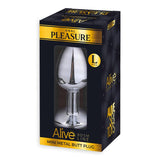 Alive - Anal Pleasure Mini Plug Metal Rosa Talla L