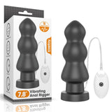 Plug Anal Con Vibración King Sized 7.8 Negro