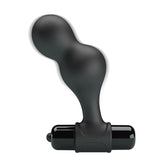 Mr Play - Plug Anal Vibrador De Silicona Negro