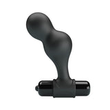 Mr Play - Plug Anal Vibrador De Silicona Negro