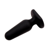 Plug Anal Silicona 7.5 X 2.5 Cm Negro