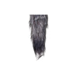 Plug Con Cola De Zorro No. 6 - Plata