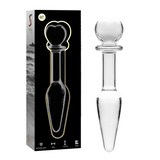 Plug Cristal Nebula Series By Ibiza - Modelo 7  Borosilicato 13.5 X 3 Cm Transparente