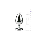 Plug De Aluminio No. 6 - Plata/ Transparente