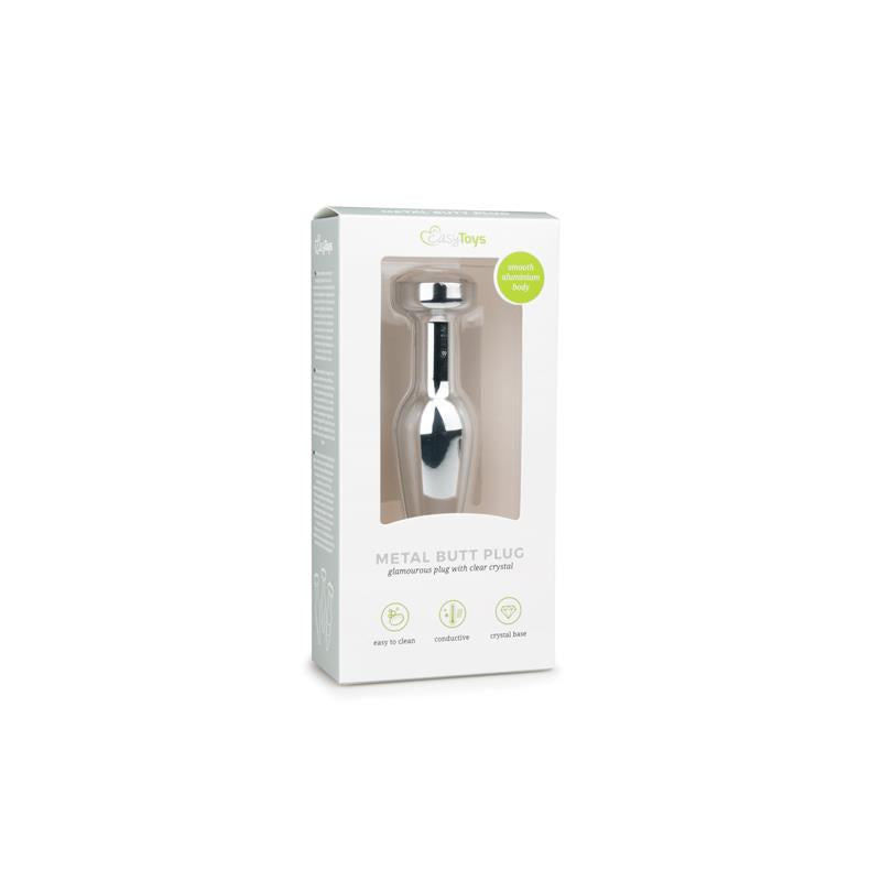 Plug De Aluminio No. 9 - Plata / Transparente