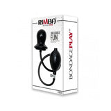 Plug Inflable Negro Látex