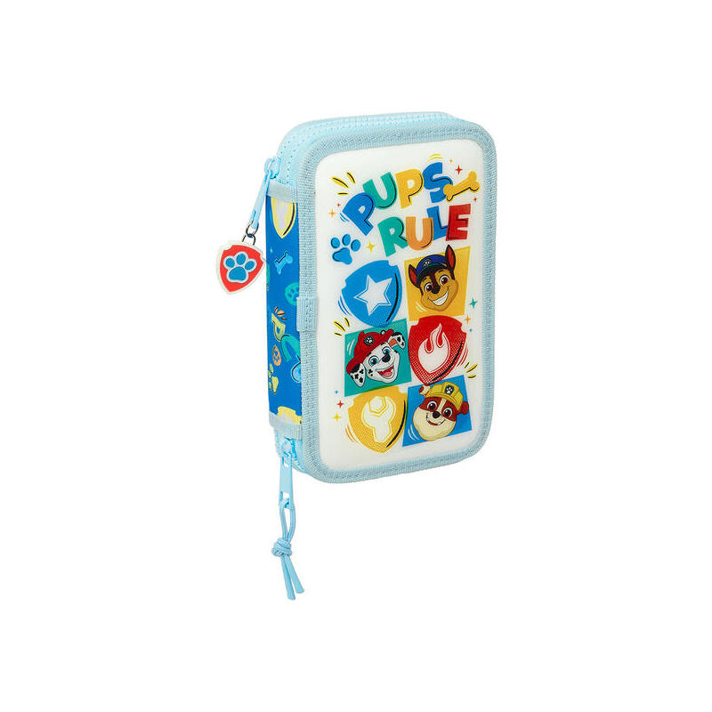 Plumier Doble Pqño 28 Pcs Paw Patrol "Pups Rule"