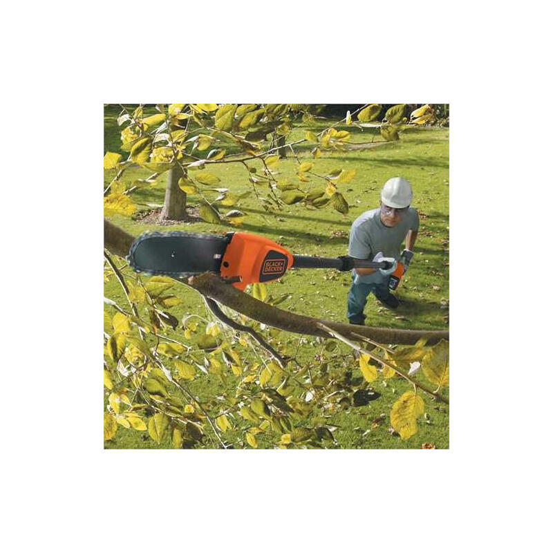 Podadora De Pértiga Inalámbrica Black+Decker Gpc1820l20, 18 Voltios, Podadora De Pértiga Naranja, Batería Li-Ion 2,0 Ah Gpc1820l20-Qw