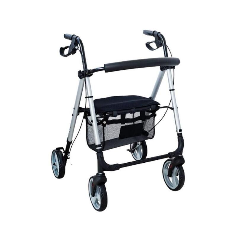 Podpórka Rehabilitacyjna 4-Kolowa Prestig Ultra Light Srebrna Ar-006
