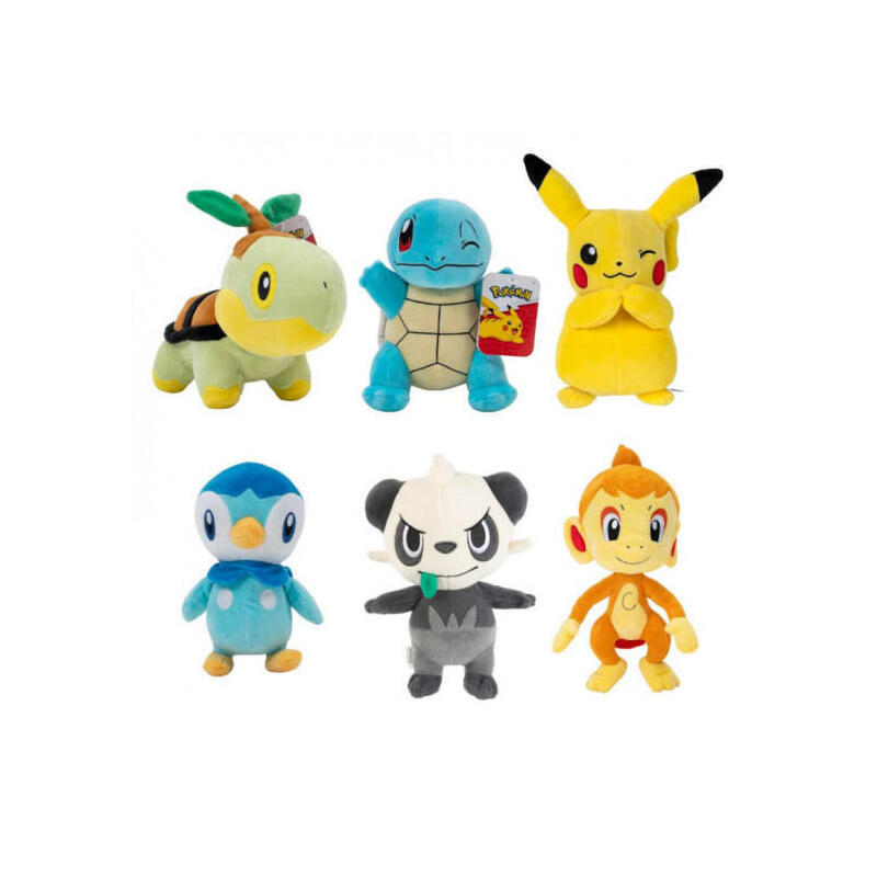 Pokémon Surtido Peluches 21 Cm X6