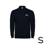 Polo Negro Manga Larga Talla-S 65% Poliéster 35% Algodon