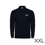 Polo Negro Manga Larga Talla-Xxl 65% Poliéster 35% Algodon