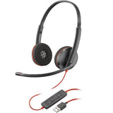 Poly Blackwire C3220 Auriculares Usb Tipo A Negro