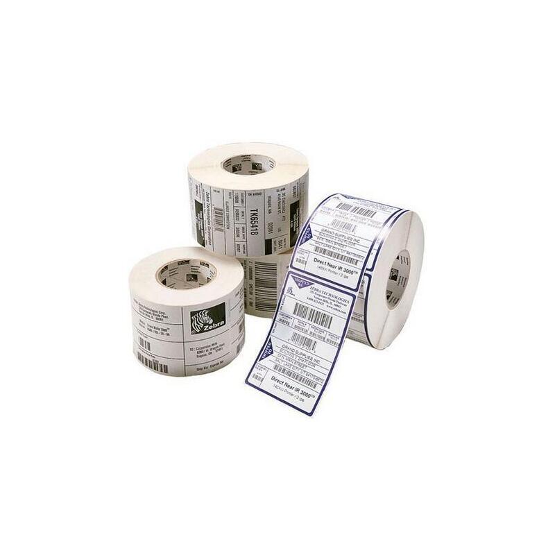 Etiquetas  Polypropylene  75x35mm  Thermal Transfer  Polypro 3000t Clear  Adhesivo Permanente  25mm Core  Black Sensing Mark