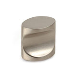 Pomo Para Mueble, Modelo 719, De Zamak Con Acabado Níquel Satinado, Ø17 Mm, Blíster 4 Uds