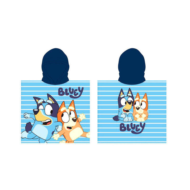 Poncho Toalla Bluey Microfibra