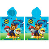 Poncho Toalla Patrulla Canina Paw Patrol Microfibra
