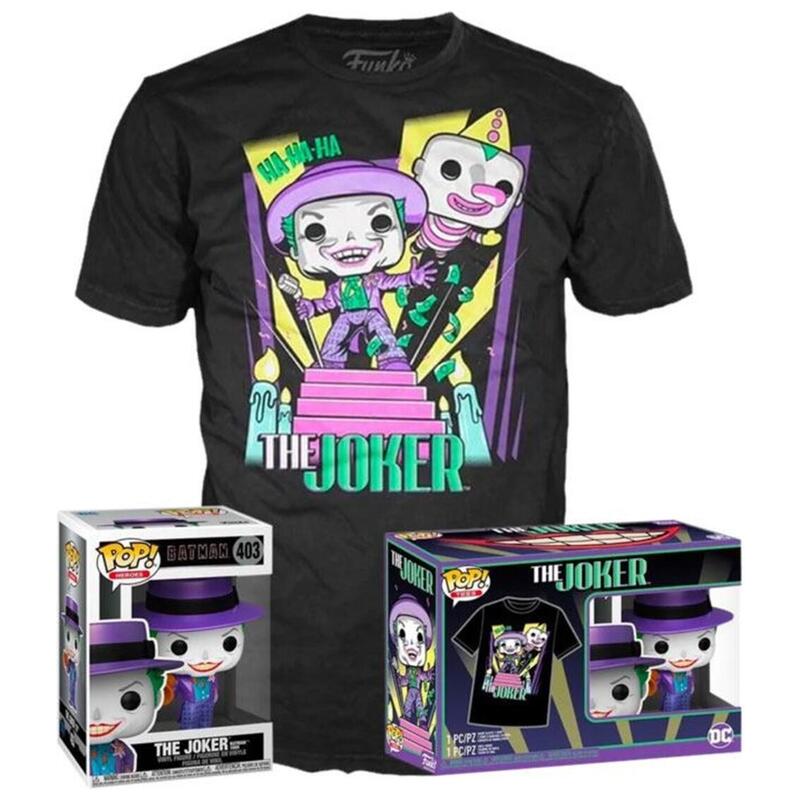 Pop & Tee Dc Comics Batman The Joker 89 Figura + Camiseta Talla S Ut - 55848