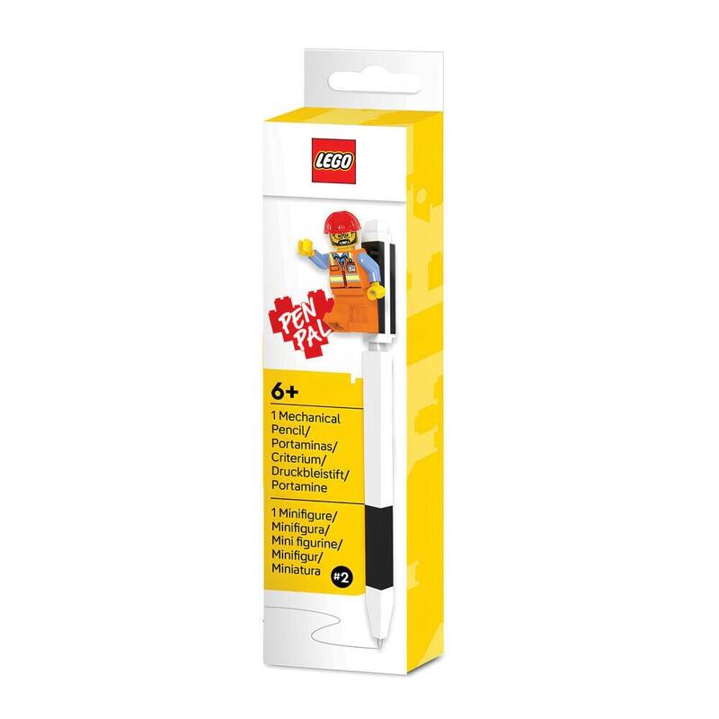 Portaminas Con Minifigura Black Lego