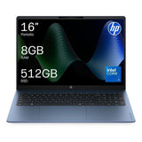 Portátil Hp Omnibook 3 16-Bu0036ns 16" Intel Core 3 100u 8gb 512gb Ssd Intel Graphics Windows 11 Azul Teclado Español