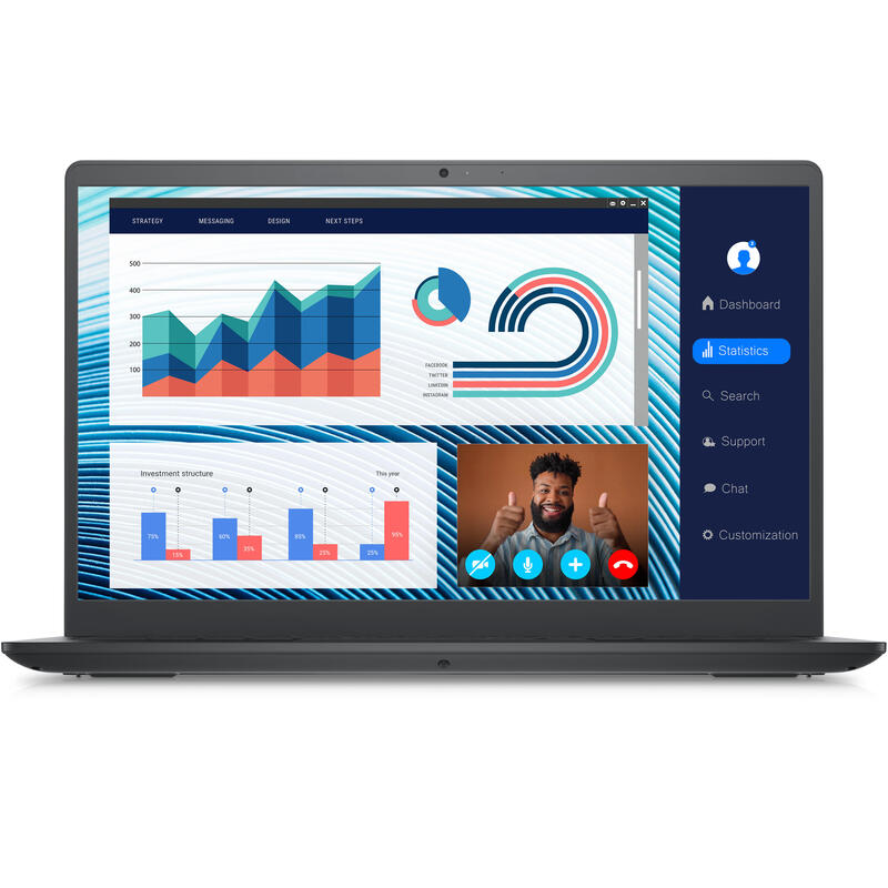 Portátil Reacondicionado Dell Vostro 3420 I5-1135g7 8gb Ram 256gb Ssd 14.0"Fhd W11pro Instalado Grado B Teclado Español 1 Año De Garantia
