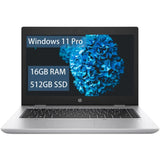 Portatil Reacondicionado Hp Probook 640 G5 I5-8265u 16 Gb 512gb Ssd 14" W11pro Instalado Teclado Español 1 Año De Garantia
