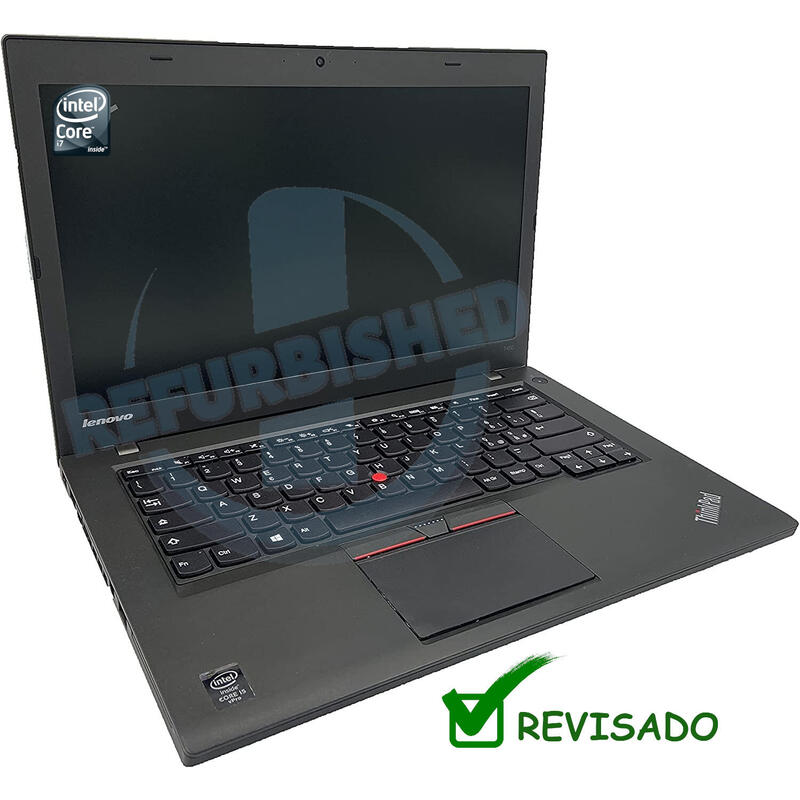 Portatil Reacondicionado Lenovo T450 I5-5200u 8gb 256gb-Ssd 14"Fhd W10pro  Instalado 1 Año De Garantia