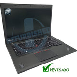 Portatil Reacondicionado Lenovo T450 I5-5200u 8gb 256gb-Ssd 14"Fhd W10pro  Instalado 1 Año De Garantia