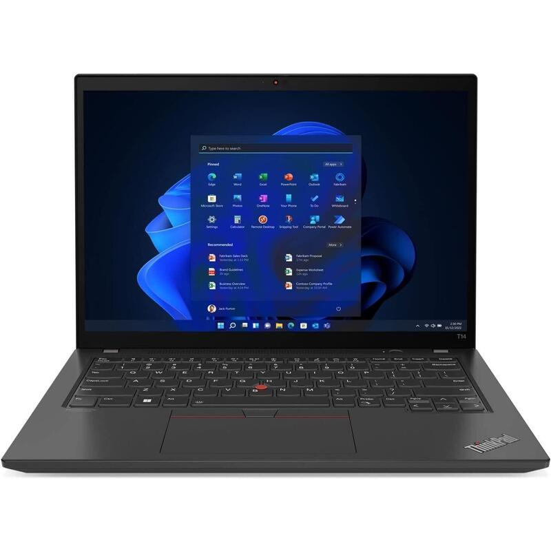 Portátil Reacondicionado Lenovo Thinkpad T14 Gen 3 I5-1245u 16gb 256gb Ssd 14" Wuxga W11pro Instalado Teclado Español 1 Año De Garantia