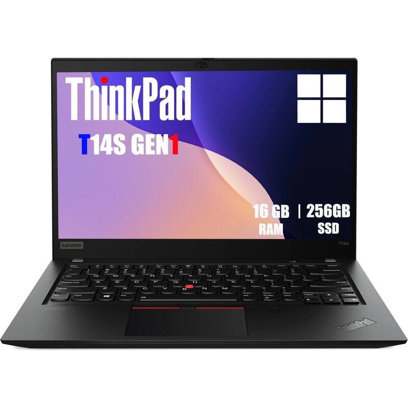 Portatil Reacondicionado Lenovo Thinkpad T14s Gen 1 I7-10710u 16gb 256gb Ssd 14"Fhd  Nvidia Quadro P520  Teclado Español W11p Instalado 1 Año De Garantia