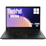 Portatil Reacondicionado Lenovo Thinkpad T14s Gen 1 I7-10710u 16gb 256gb Ssd 14"Fhd  Nvidia Quadro P520  Teclado Español W11p Instalado 1 Año De Garantia