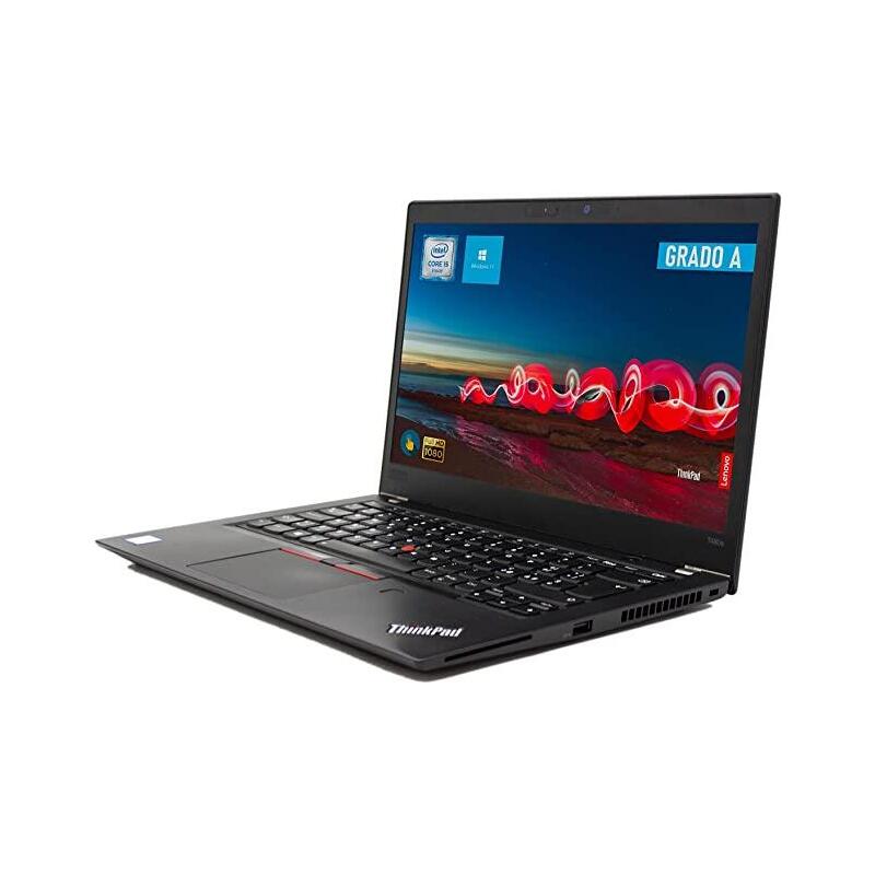 Portatil Reacondicionado Lenovo Thinkpad T480 I7-8650u 16gb 256ssd 14'' Windows 10 Pro Teclado Español 1 Año De Garantia