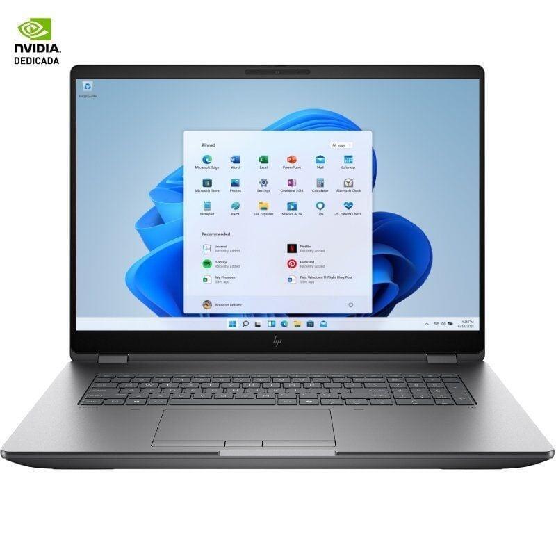 Portátil Workstation Hp Zbook Fury 18 G1i V-Pro Intel Core Ultra 9-285hx 64gb 2tb Ssd Rtx 5000 Ada 18' Win11 Pro